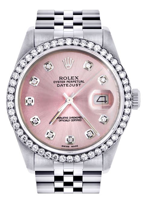 silver rolex women|Rolex lady Datejust pink.